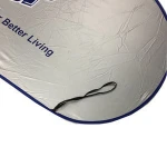 DST502 Folding car front windshield sunshade with pouch