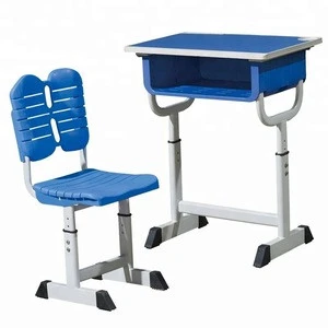 Durable Height adjustable School desk and chair, Used school furniture for sale