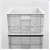 Import Durable Plastic Crates with airy designs suit high-efficiency loading E1062-White from Vietnam