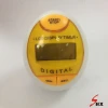 Egg shape yellow color digital timer factory cheap price good quality cute type
