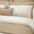 Import Egyptian Cotton White Silk Bed Linen Sheets With Stripes Pattern Hotel Gallerie From China from China