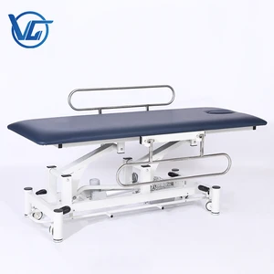 Electric physical therapy treatment table for neck