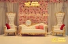 Elegant Wedding Stage Couple Sofa Set Wedding Stage Couch Chairs for Reception Stunning Bride Groom Sitting Decoration Sofa