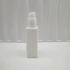 Empty Opal White Square portable Bottle For cosmetics 30 50 100 120 ml 50g specialize in customize from China