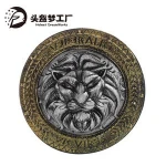 European Medieval Shield Ancient Greek Knight Shield Plastic Toy Shields:Lion