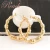 Import Exaggerated Europe Style Gold Color Circle Hiphop Bamboo Hoop Earrings from China