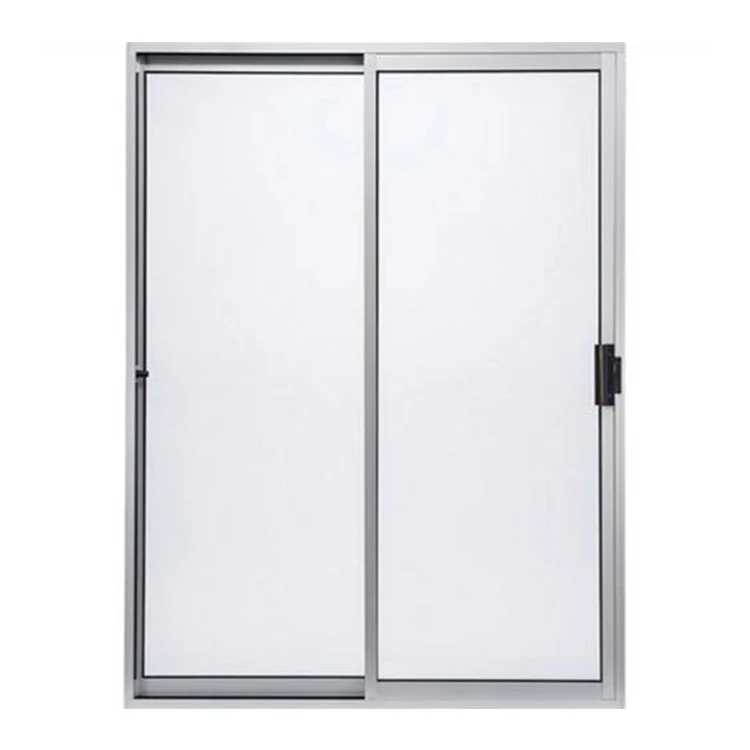 exterior slim design aluminum sliding frosted tempered glass door price for sells