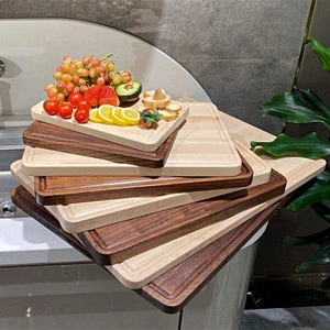 Extra large flexible kitchen walnut wood cutting board vegetable cutting chopping board