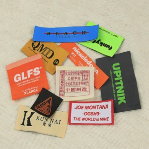 Factory Custom Brand Woven Garment Tag Labels for Clothing