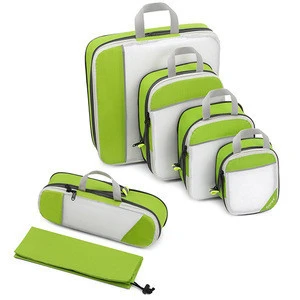 Factory customize High quality fashion packing cubes, Travel Bags 6pcs
