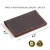 factory direct custom genuine leather a4/a5/a6 book cover protector notebook cover with card holder