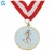 Import Factory Direct Gold Enamel Badminton Award Metal Custom Sports Medal with Ribbon from China