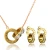 Import Factory direct sale classic gold jewelry sets women earring necklace jewelry set stainless steel jewelry sets from China
