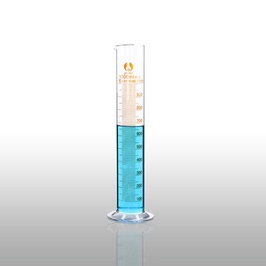 Factory direct sale customized high borosilicate laboratory glass measuring cylinder