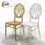 Import Factory direct sale dining room furniture stylish iron metal wedding chair from China