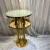 Import Factory Direct Sale Party Banquet Wedding Event Bar Table Gold Cocktail Tables from China