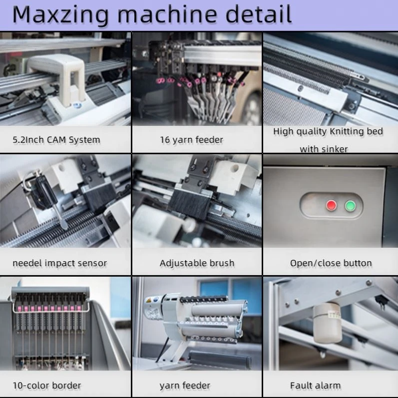 Factory direct sales Multifunctional  36Inch Double System Shoes Upper Knitting Machine For Wholesales