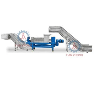 Factory Hemp Fiber Extraction Machine Straw Screw Press Dewatering Machine
