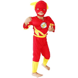 Factory hot sale kids flash costume
