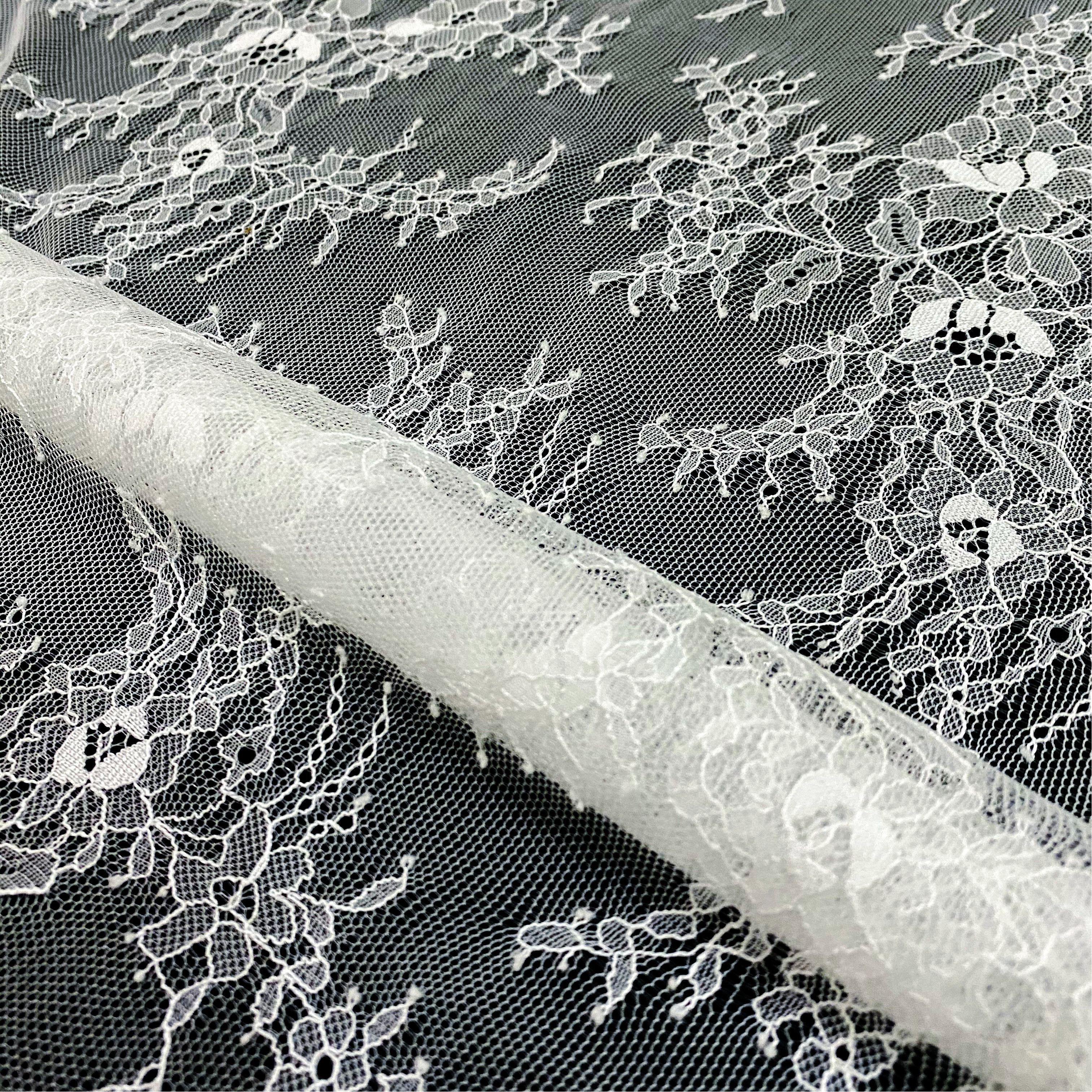 Buy Factory Luxury Wedding Veil Lace Fabric Tulle For Bridal/evening ...