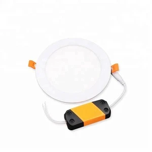 Factory price 2 years 85-265V Ceiling Recessed Round Ultra Silm 3w 4w 6w 9w 12w 15w 18w 24w Led Panel Light With Isolated Driver