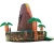 Import Factory price climbing tower shaped wall,inflatable Volcano Island Climbing Wall,Inflatable Rock Climbing Wall for sports game from China