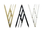 Factory price eyebrow stencil stickers microblading sticker eyebrow ruler