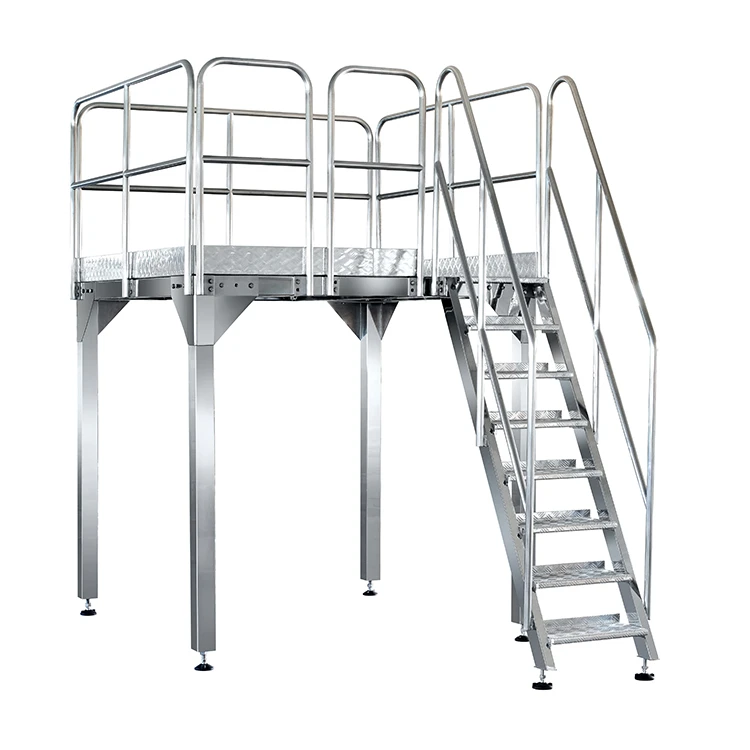 Factory Price Stainless Steel stair ladder work platform