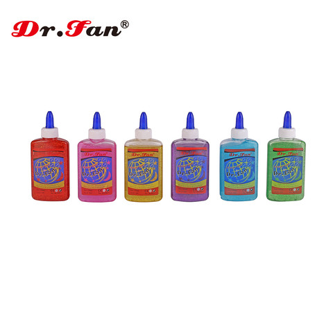 Factory sale Dr.fan 250ml liquid Glitter Glue for making slime kit set