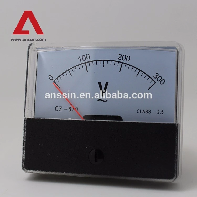 Factory supply analog Volt ampere panel meter