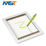 Factory supply good quality retractable marketing brand touch head stylus metal pen