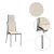 Import Factory Wholesale Dining Room Furniture Iron Metal Frame Designer Industrial Modern Cheap Leather Dining Chair from China