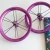 Import Factory wholesale TG-W028 12 inch Purple Double Wall Aluminum Alloy High Polished Anodized Kids Balance Bike Wheel from China