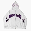 Faham International Clothing custom logo Full Face Zip Up Hoodie design print 100%cotton blank Unisex full Zip Up Hoodies