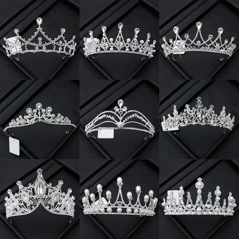 Fashion Crown Bridal Water Diamond Crown Wedding Accessories Hair Accessories for girl