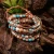 Import Fashion Toppik 5 Layers Natural Stone Accessories Leather Wrap Beads Bracelet Boho Jewelry Women from China