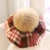 Import fashion women ladies hats soft color beret cap with raccoon fur pom top from China