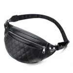 Fashion Women Waist Bags Waterproof PU Leather Belt Bag Fanny Pack Crossbody Bumbag for Party, Travel, Hiking ,Daily