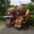 Import Fiberglass animal sculpture cute bear statue for garden display from China