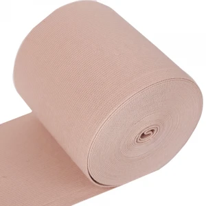 Flat elastic band  knitted elastic webbing for medical abdominal binder