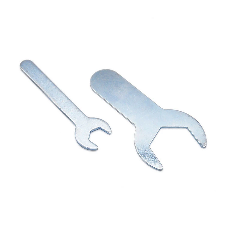 Flat Steel sheet punching open end wrench 5mm to 34mm Zinc plated spanner tools disposale promotion gift custom service