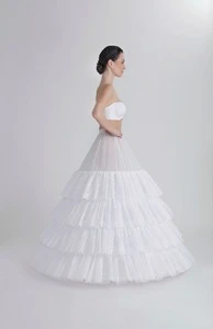 Fluffy 4 Layers Tulle Petticoat For Wedding Dresses / Wholesale / Hotsale