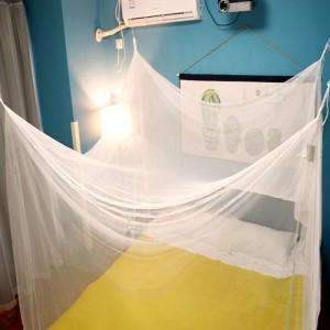 Foldable double bed mosquito net