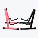 Folding A frame guitar stand Colourful strong electric acoustic guitar saddle stand metal guitar stand hot sale
