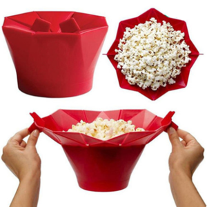 Food Grade Silicone Easy to clean Automatic Reusable silicone popcorn makers
