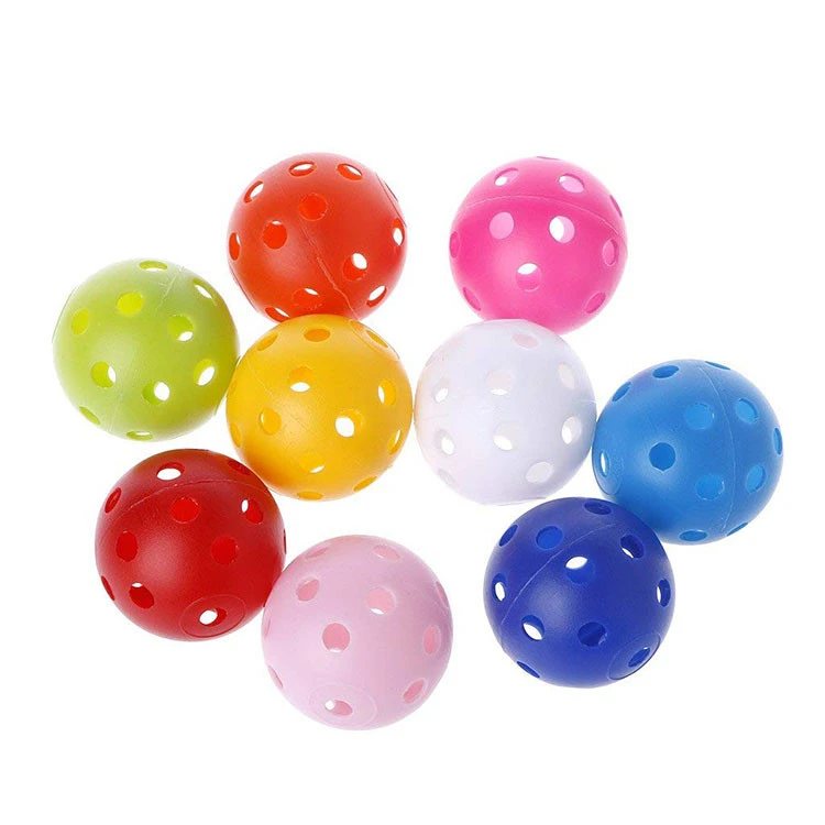 Four Color Plastic Practice Airflow Balls