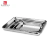 FREE SAMPLE ss304 18-8  Stainless Steel  BBQ Serving Tray for Kitchen homing using