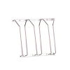 FREE SAMPLE Under Bar Holder Cabinet or Shelf Wine Glass Hanger Holds 9 Stemware Glasses wine glass rack