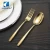 Free Shipping Cathylin 18/10 Stainless Steel Gold Cutlery For Restaurant Hotel Wedding Flatware Set With Forks Knives Spoons