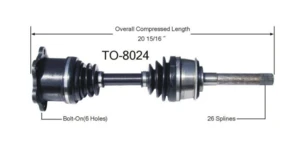 FRONT DRIVE SHAFT 43430-35010,43430-35011,43430-26013,43430-35012,43430-26021,43430-26032,43430-35021,43430-35022,43430-26040,4